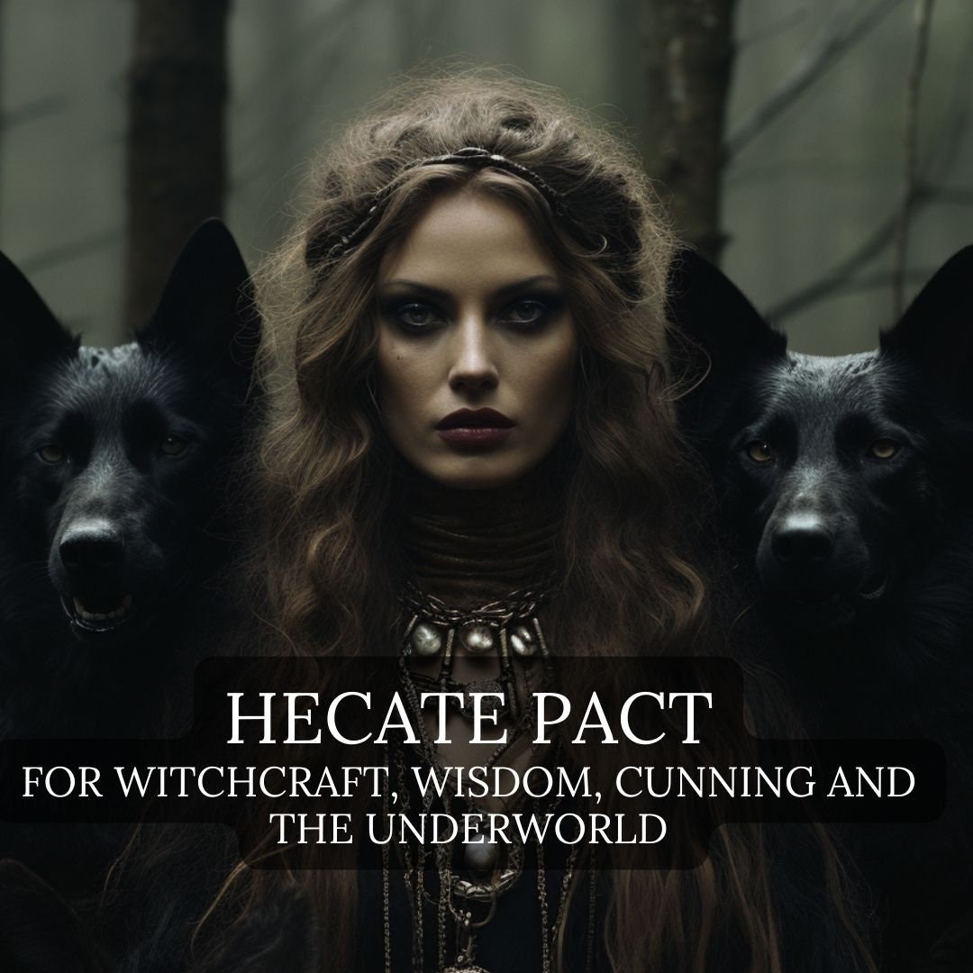 HECATE Pact for witchcraft, divine feminine, the mystic, wisdom Ancient Ritual
