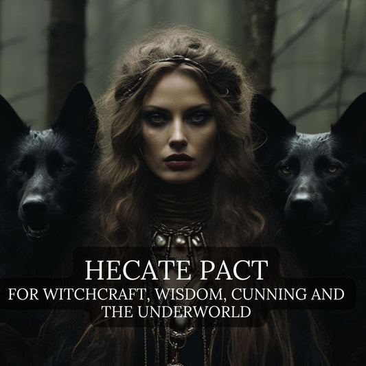 HECATE Pact for witchcraft, divine feminine, the mystic, wisdom Ancient Ritual