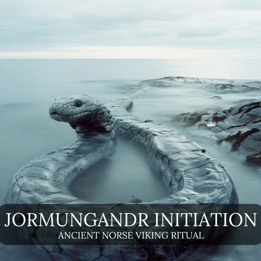 Viking Ritual Spots Jormungandr Initiation Ancient Norse Viking Ritual Witchcraft – Alva Spells